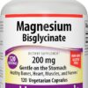 Webber Naturals Magnesium Bisglycinate 200Mg Veg Capsules 120'S