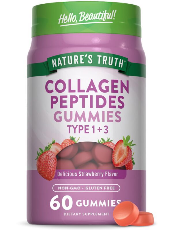 Natures Truth Collagen Peptides Type 1+3 Gummies 60'S