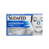 Sudafed Decongestant Tablets 12'S