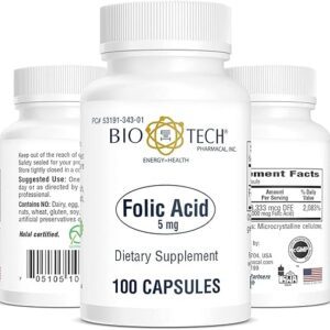 Folic Acid 5Mg Tablets 100's(Biopharm)
