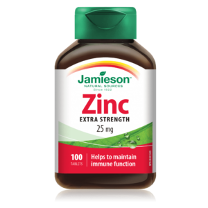 Jamieson Zinc 25Mg Tabs 100's