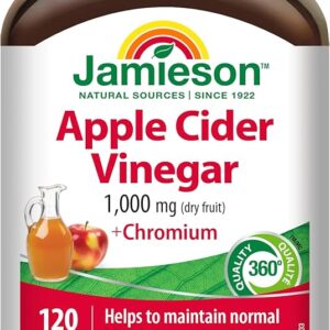 Jamieson Apple Cider Vinegar + Chromium 120's