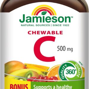 Jamieson Chewable C 500Mg Tabs 120's