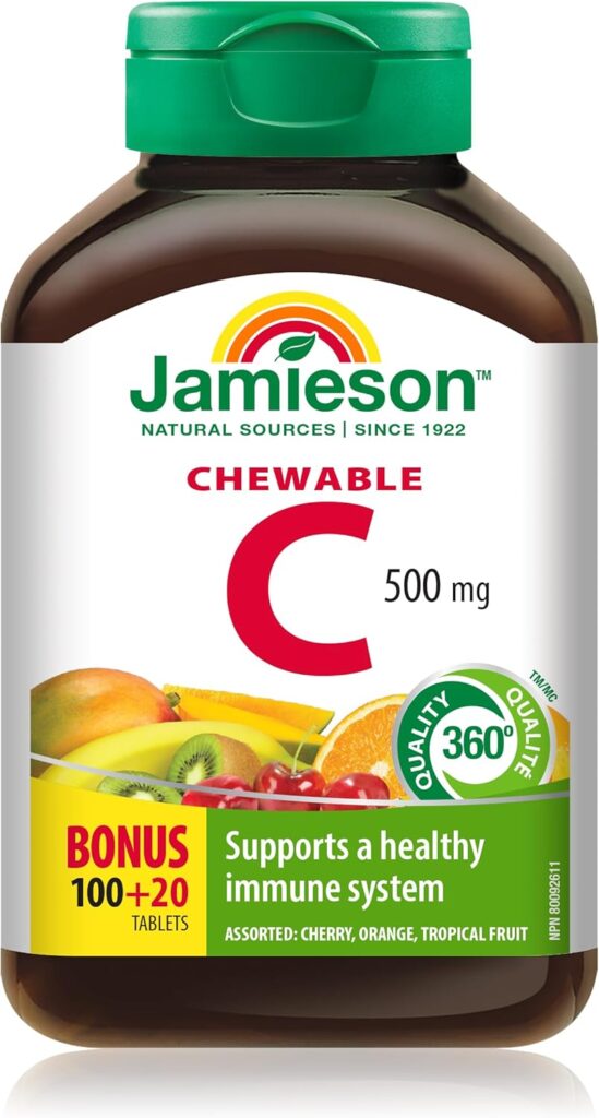 Jamieson Chewable C 500Mg Tabs 120's