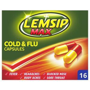 Lemsip Max Cold$Flu Capsules 16'S