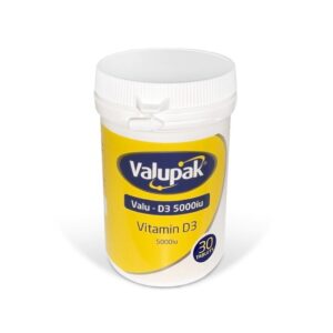 Valupak Vitamin D3 5000Iu 30's