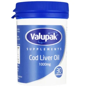 Valupak Cod Liver Oil 400Mg Caps 30's