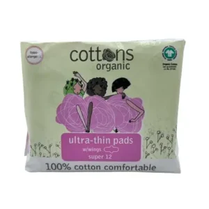 Organic Ultra Thin Pads 12'S