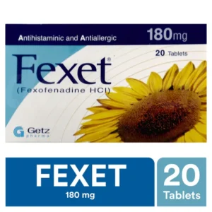 Fexet 180Mg Tablets 20's
