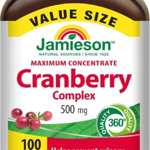 Jamieson Cranberry Complex 500Mg 60's