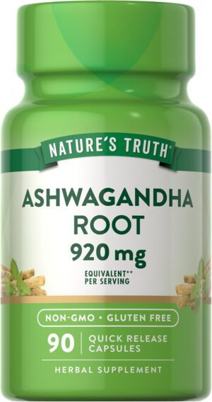 Natures Truth Ashwagandha Root 920Mg 90'S Capsules