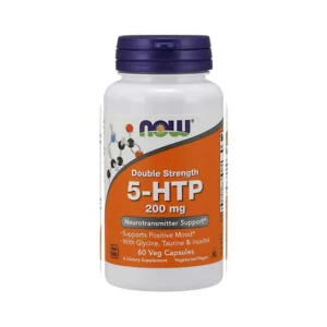 NOW 5-HTP 200 mg Veg Capsules 60s