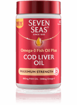 Seven Seas Cod Liver Max Strength Capsules 60'S