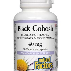Natural Factors Black Cohosh 40Mg 90's